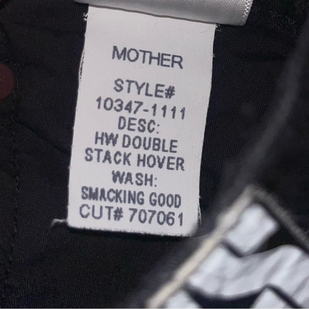 Snacks! By Mother Jeans High Waisted Double Stack Hover in Smacking Good - Picture 6 of 6